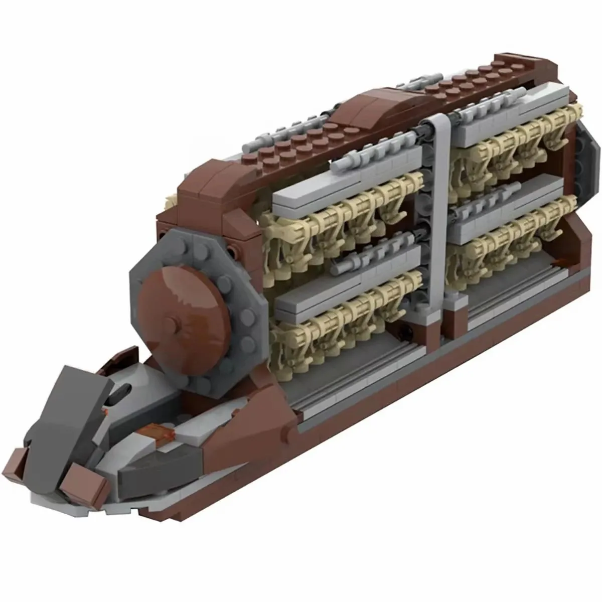 Space Series Battle Transport Battleship Slation Attack Craft Buildmoc Building Blocks Mattoni Giocattoli Per Bambini Compleanno