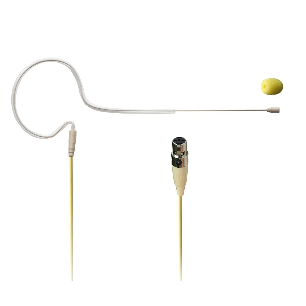 Lomeho Single Ear Headset Mic Skin Unidirezionale 4 Pin Mini Xlr Condensatore Headwear Microfono Body-Pack Trasmettitore Hs-13S1/2