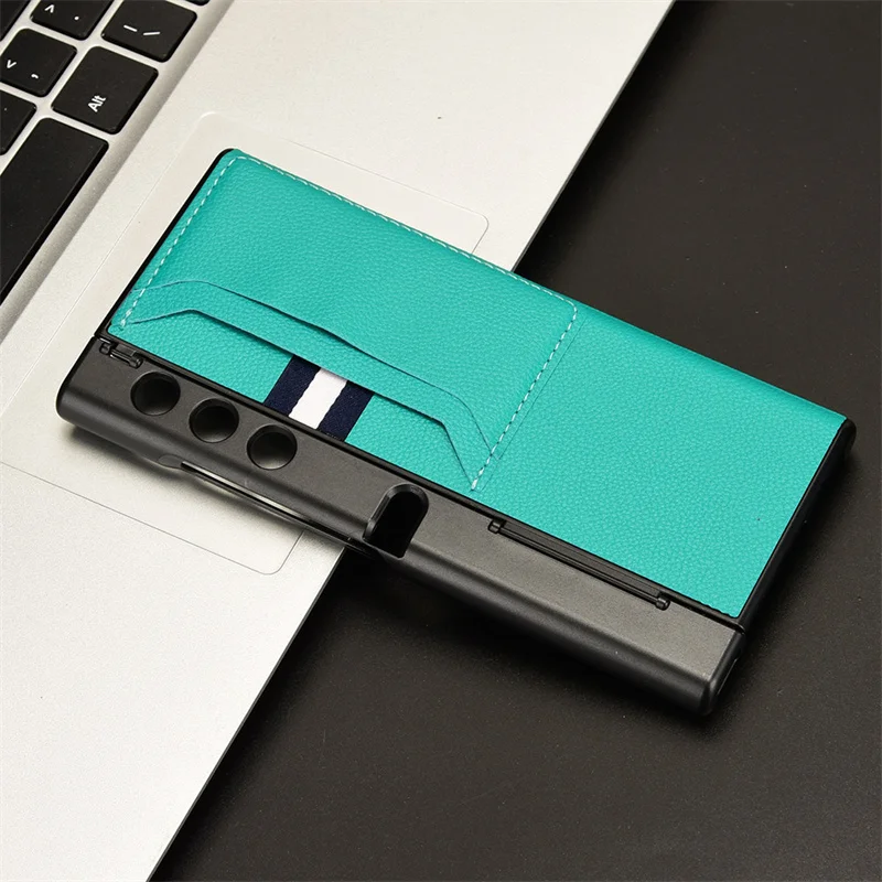 Per Honor V Borsa Vca-An00 Custodia Vintage Modello Litchi In Pelle Sinistra E Destra Schermo Pieghevole Cover Posteriore Del Telefono Cellulare