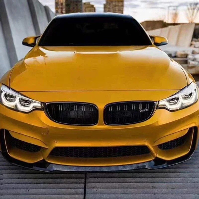 CS StyleFront Bumper Lip Splitter Diffuser Spoiler For BMW M3 F80 M4 F82 F83 2015- Car Accessory Lower Bumper Guard
