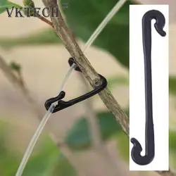 200 pçs durável plástico enxertia clipes prendedor vegetal planta videiras tendril clipe jardim ferramenta de amarração para exploração de hastes de planta