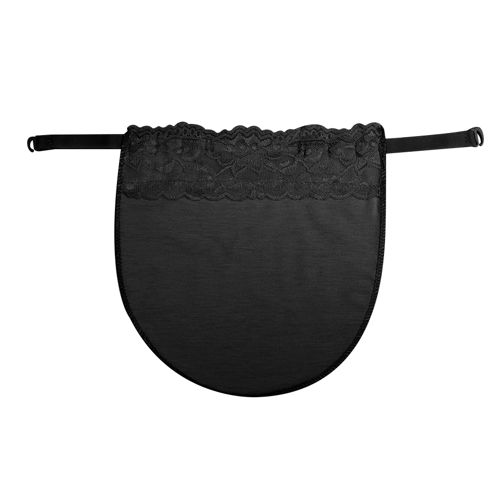 Women Summer Lace Mulberry Silk Cleavage Cover Up Camisole Color Breathable Invisibl Female Easy Clip-on Lace Mock Camisole Bras