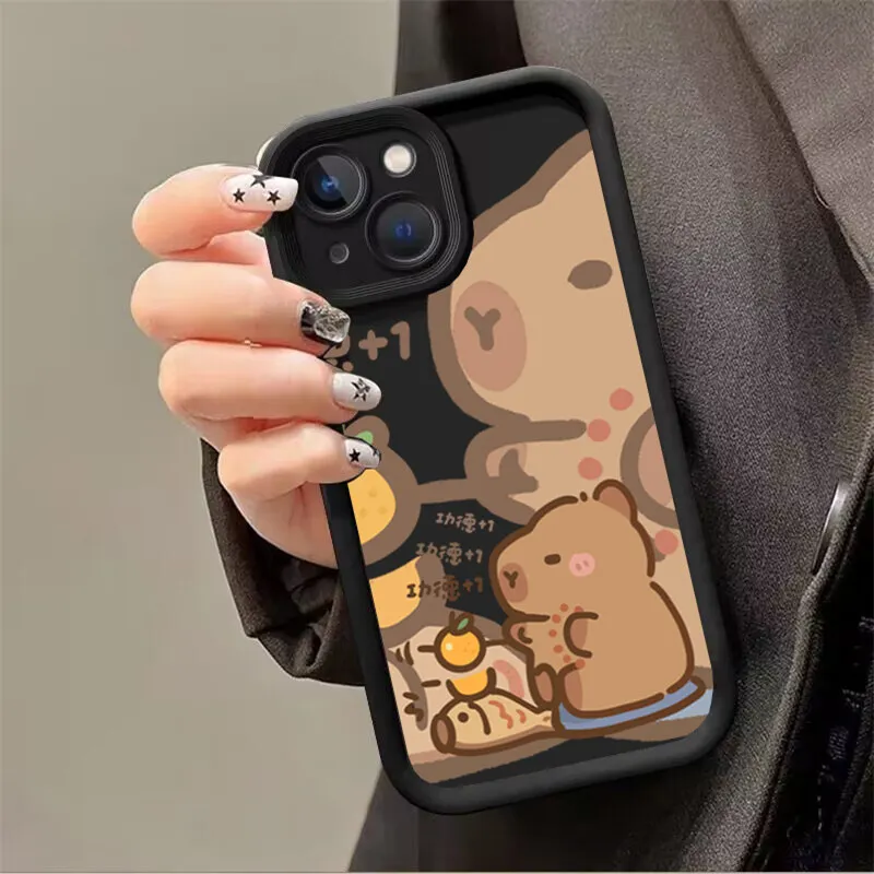 Capybara Shockproof Soft Silicone Phone Case