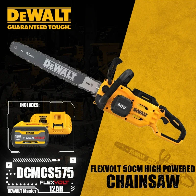 DEWALTDCMCS575KitFLEXVOLT50CMHighPoweredChainsaw60VLithium