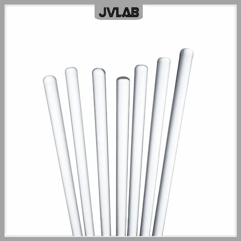 Glass Stirring Rod Lab Borosilicate Glass Diversion Tube Resistant Corrosion & High Temperature Diameter 7mm Length 300mm 10/PK