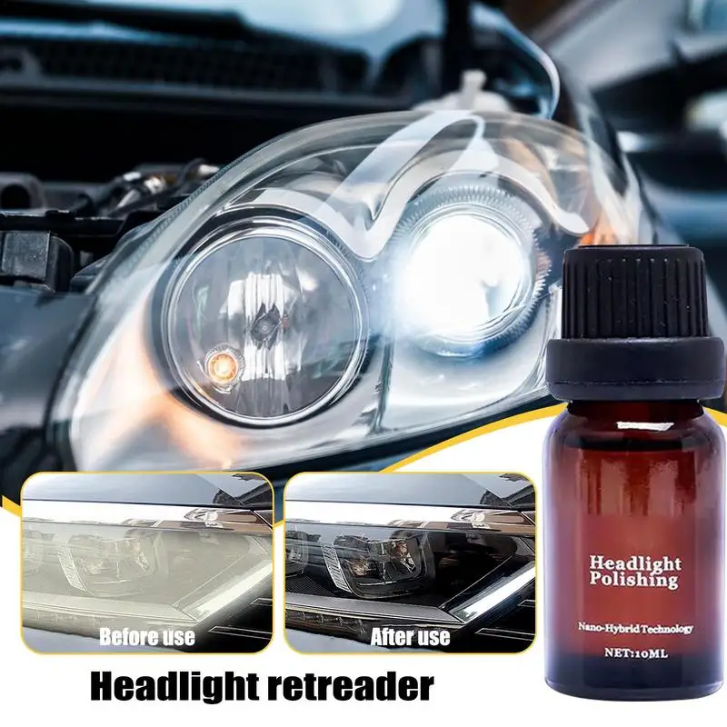 

Headlight Polishing Agent Lamp Renovation Agent Auto Headlight Headlamp Polish Restoration Kit Long Lasting Protection For Car