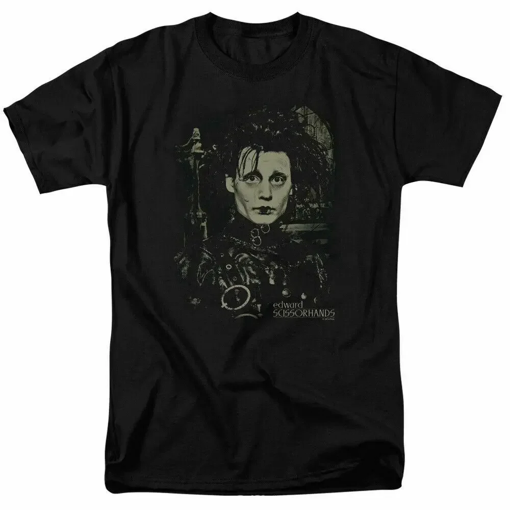 

Edward Scissorhands Edward T Shirt Mens Licensed Classic 80s Movie Tee Black2024 High quality Brand T shirt Casual