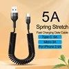 45124-28e1c4.jpg Cable USB à ressort 5A 66W Type C pour recharge rapide et transfert de données