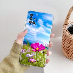 Summer Colorful Flower Phone Case Cover - Samsung A52 (A1)