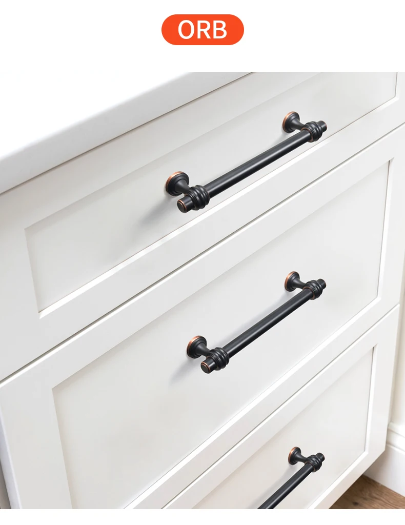 YONFIA 3644BB Brushed Brass Kitchen Cabinet Handles Knob Zinc Alloy Furniture Drawer Handle Wardrobe Closet Pull Handle Gold