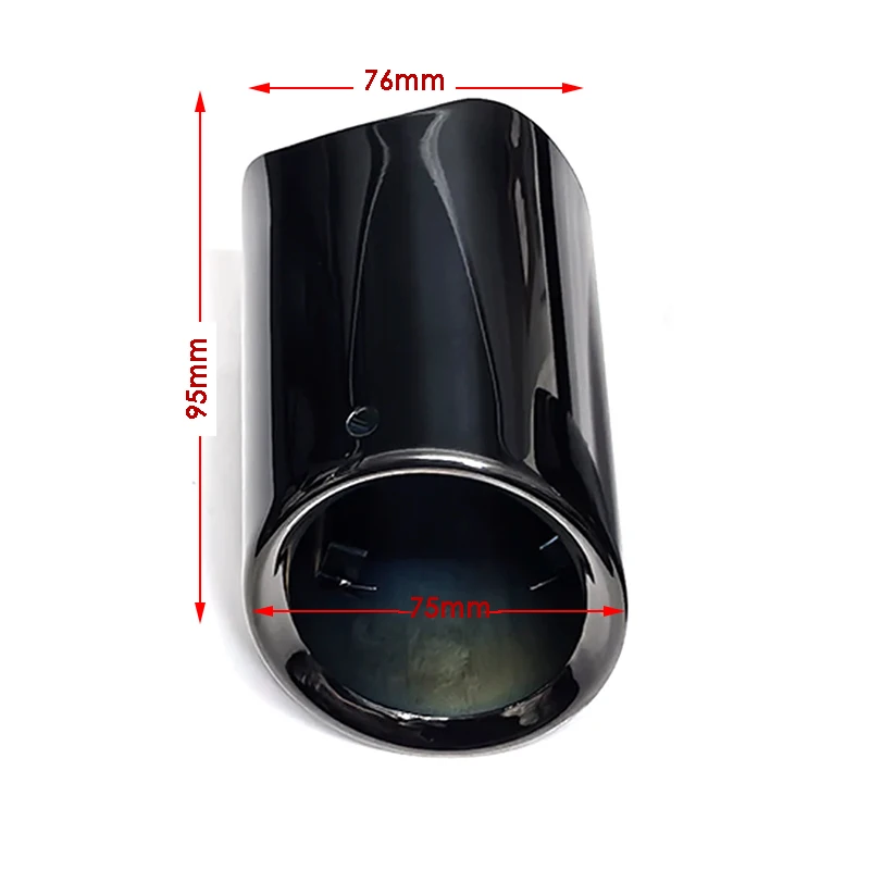 Exhaust Muffler Tip For BMW 5 Series F10 F11 E60 E61 E39 528i 530i 535i 535d Exhaust Tips Muffler Nozzle Tail Throat Decoration exhaust muffler tip