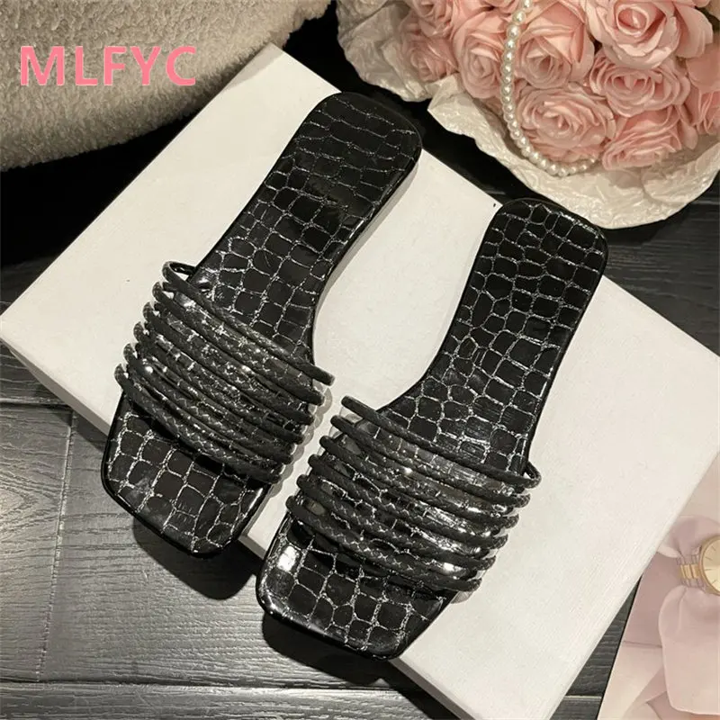 Summer sandals Women wear 2023 new ladies slippers Casual flat slippers female Fashion comfortable sandals