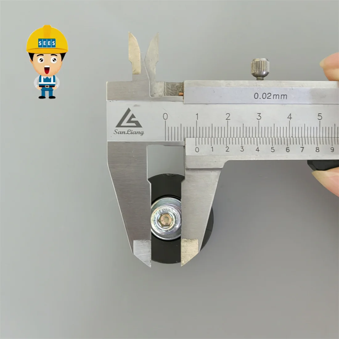 SEES 32*22 엘리베이터 도어 벨트 롤러 아이들러 리턴 슬라이드 소켓 OD 32mm H 22mm L 44mm 자동차 도어 부품