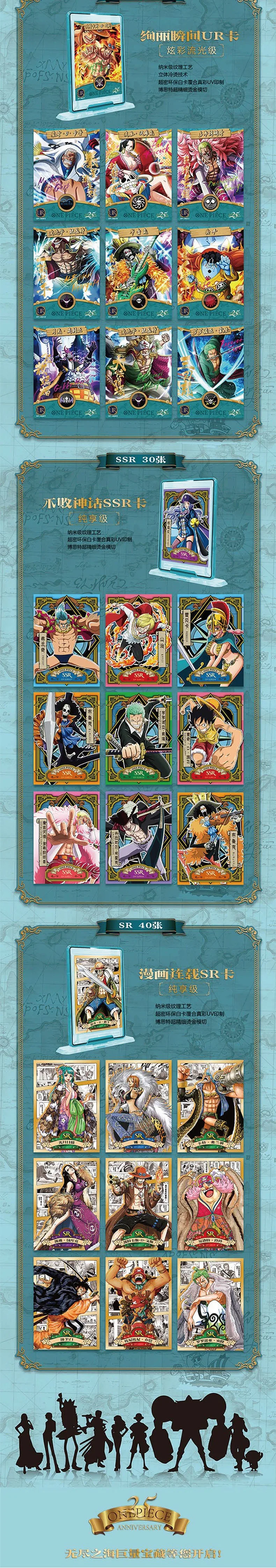 One Piece Card Endless Treasure Foot Gold Silver Card Gold Coin