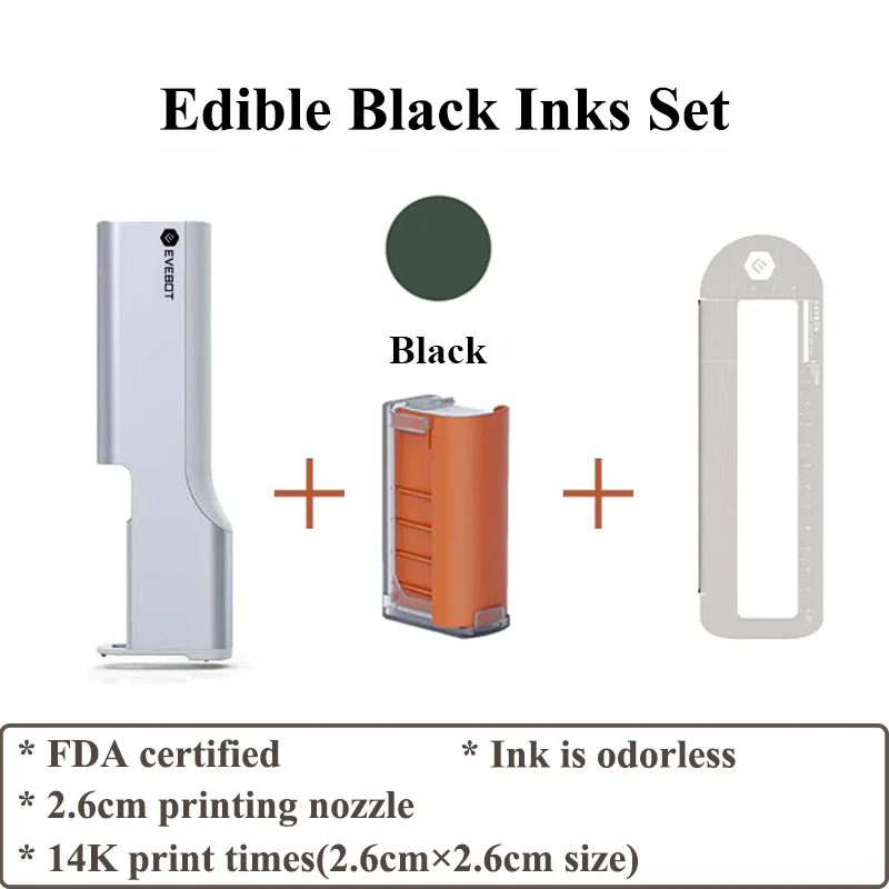 Evebot 食品グレードのポータブル PrintPen ハンドヘルド