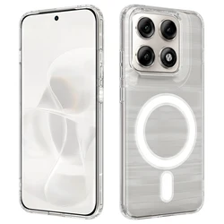 MagSafe Magnetic Transparent Acrylic Hard Case - All - Wrap Design for MOTO Edge70 Pro Plus (Clear)