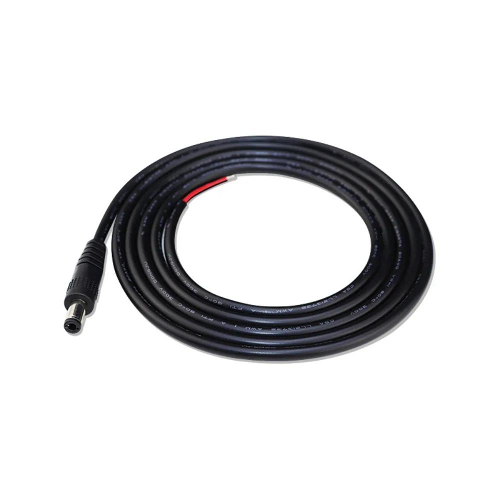 Premium Copper Power Supply Connector Cable | 18AWG 5.5x2.1mm Male-Female DC Connector | 7A Capacity