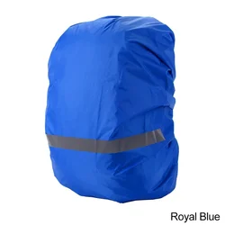 Reflective Waterproof Backpack Rain Cover (Royal Blue-M(30-40L))