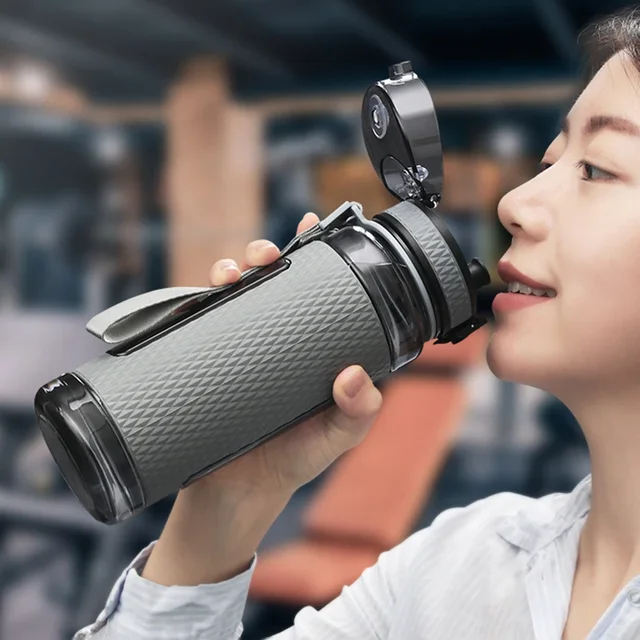 Sport Water Bottles BPA Free Portable Leak-proof Drop-proof Large Capacity Outdoor Travel Kettle Plastic Drink Water Bottle 3