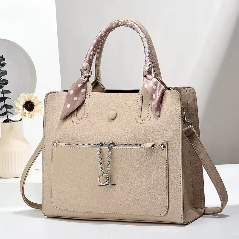 Vintage Women's Bags Luxury PU Leather Handbags High Quality Large Capacity Female Shoulder Bags for Daily Use