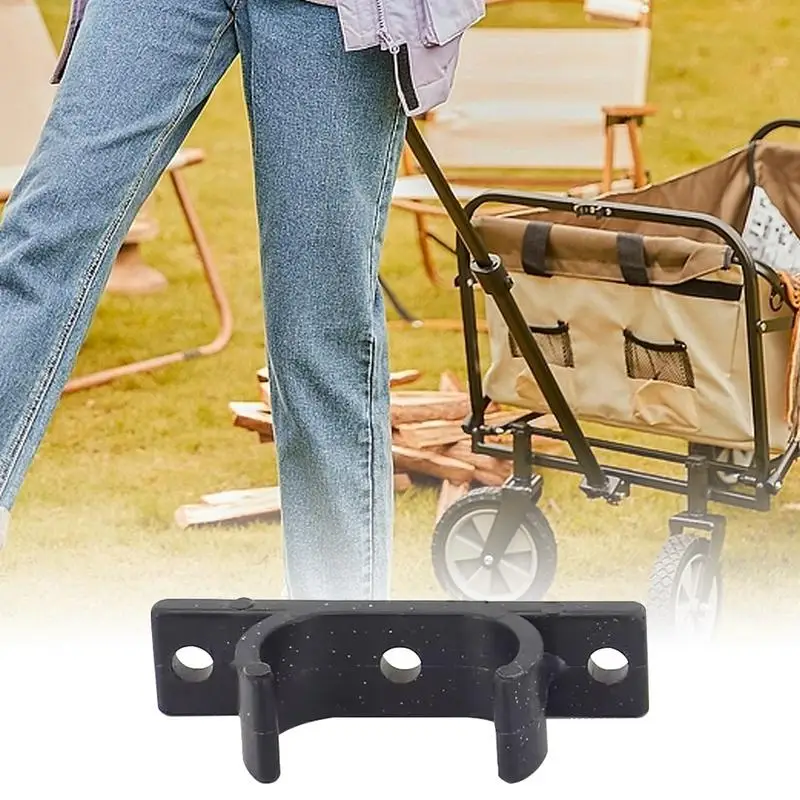 Camping Pull Rod Buckle Pushing Handle Fixing Clip Trolley Rod Fastening Buckle Fixed Retainer Clip Accessories For Camping Cart