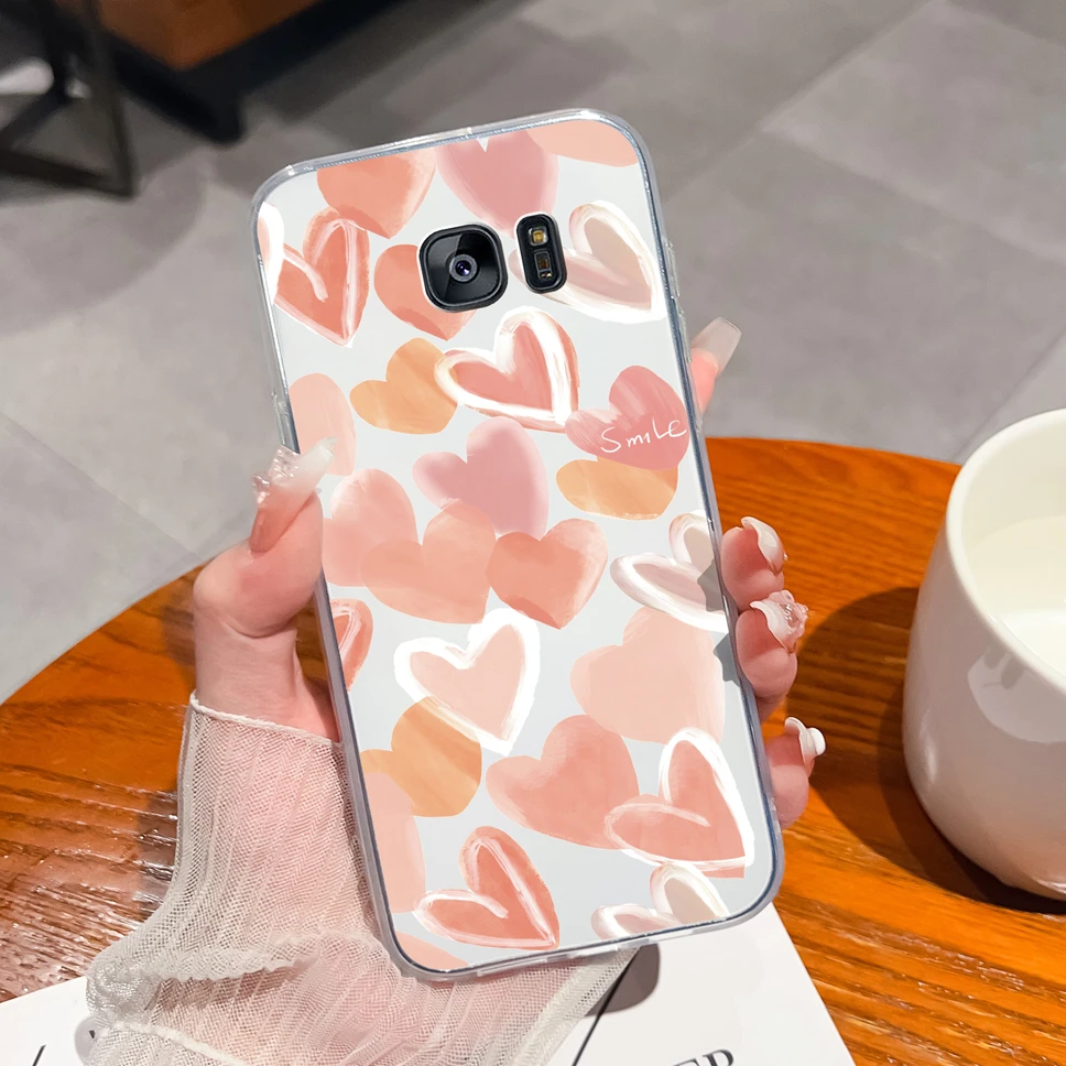 Transparent Floral Silicone Phone Case - Elegant & Protective Back Cover