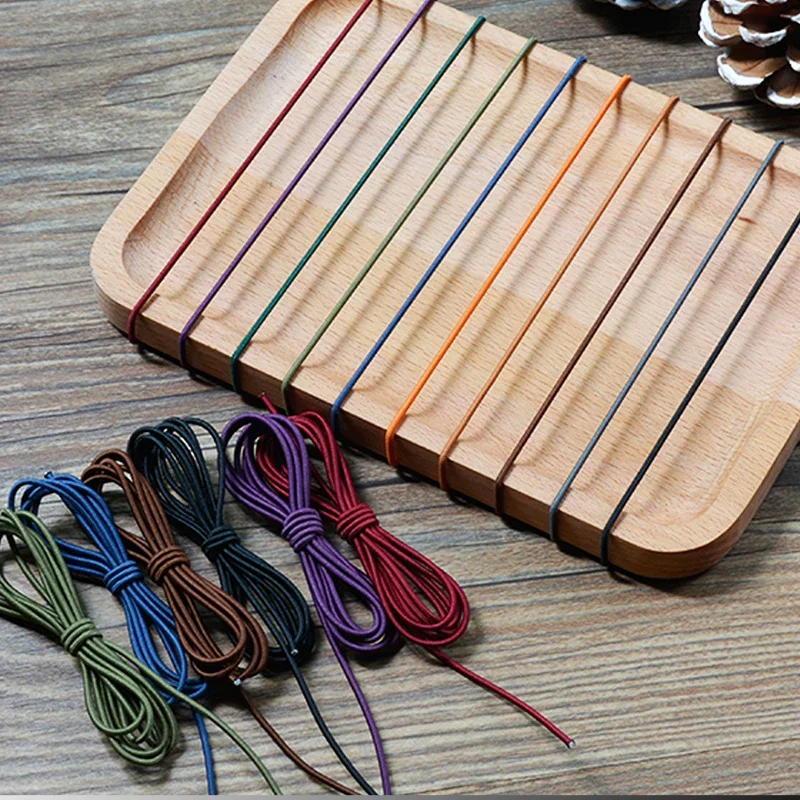 Vintage Travelers Notebook Rubber Elastic Band for Midori Planner Inner Core Filler Paper Nylon Rope Diary Journal Accessories