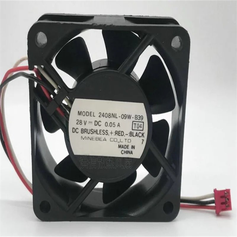 

Оригинальный трехпроводной преобразователь частоты NMB 6020 2408NL-09W-B39 DC28V 0.05A, охлаждающий вентилятор