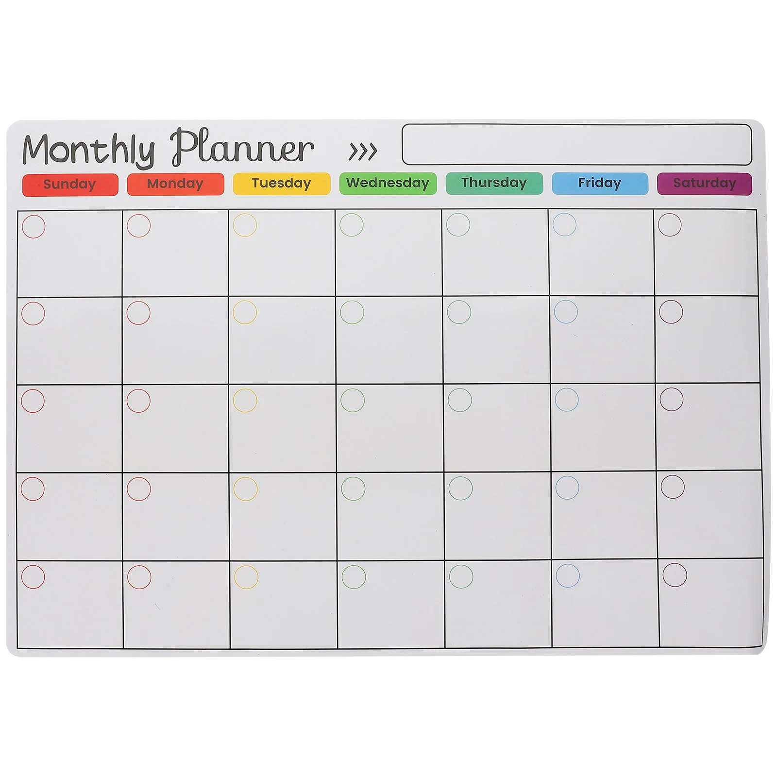 A3 Size Magnetic Weekly Monthly Planner Magnetic Whiteboard Fridge Magnet Flexible Daily Message Drawing Refrigerator Bulletin