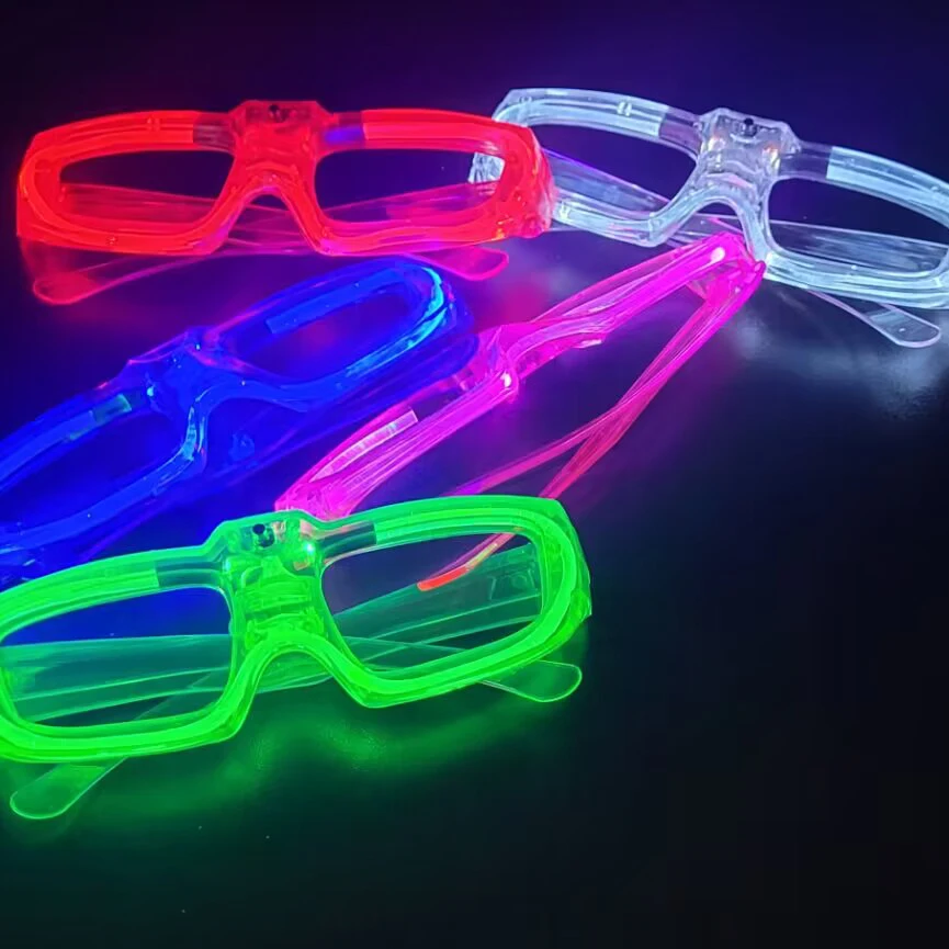 5/10/20/30/40/50 Pcs LED Flashing Glow In The Dark Party Sunglasses Glasses Birthday Wedding Supply