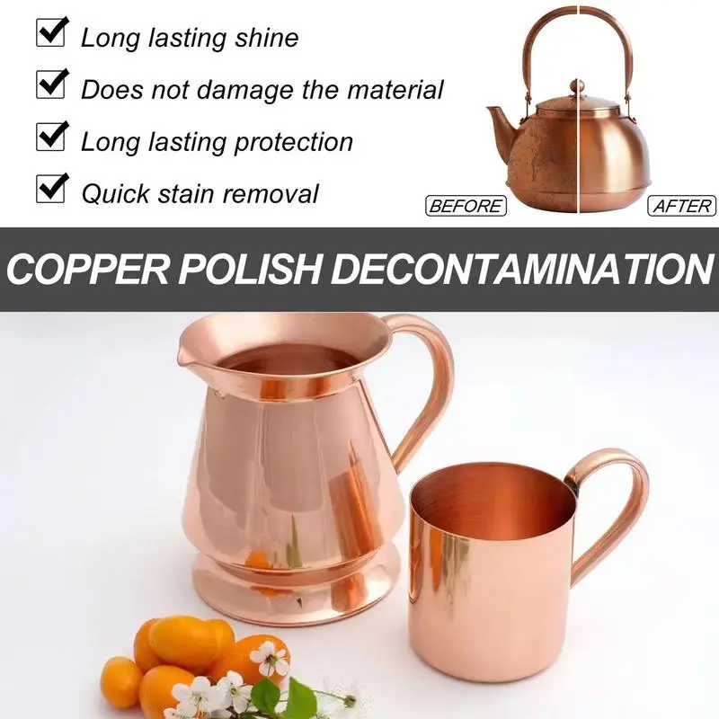 100ml Copper polish decontamination paste Copper Brass Cream