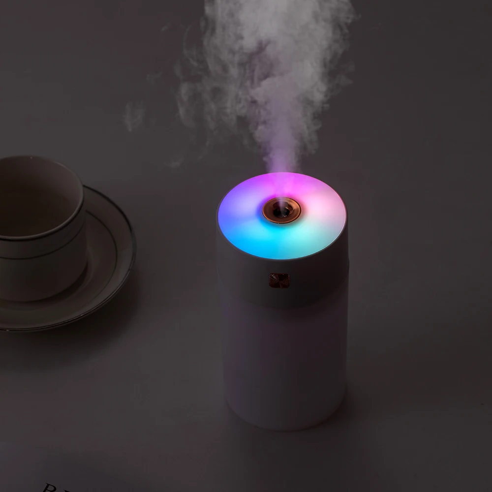 Car Luminous Humidifier Household Desktop Small Water Supplement Spray Air Humidification USB Car Portable Night Light 300ml