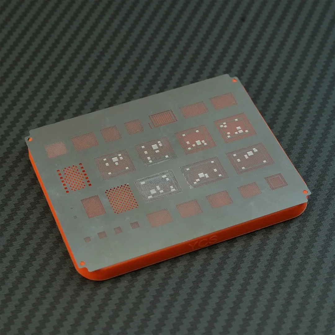 YCS 자기 곡선 범용 실리콘 주석 플레이팅 패드 전화 CPU IC BGA Reballing 수리를위한 가열 절연베이스