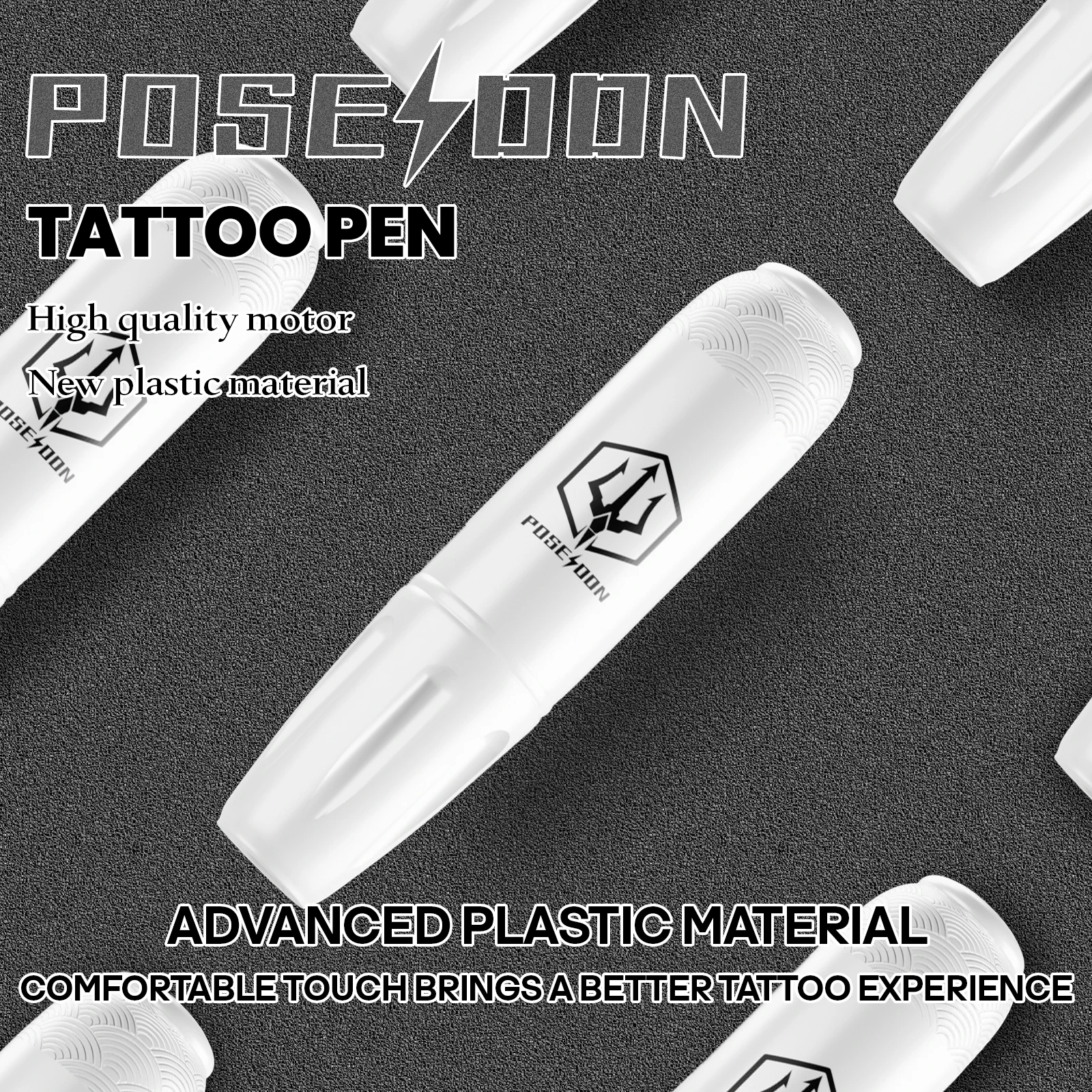 Tattoo Kit LASTJUDG White Cool Tattoo Pen Kit for Permanent Makeup Machine