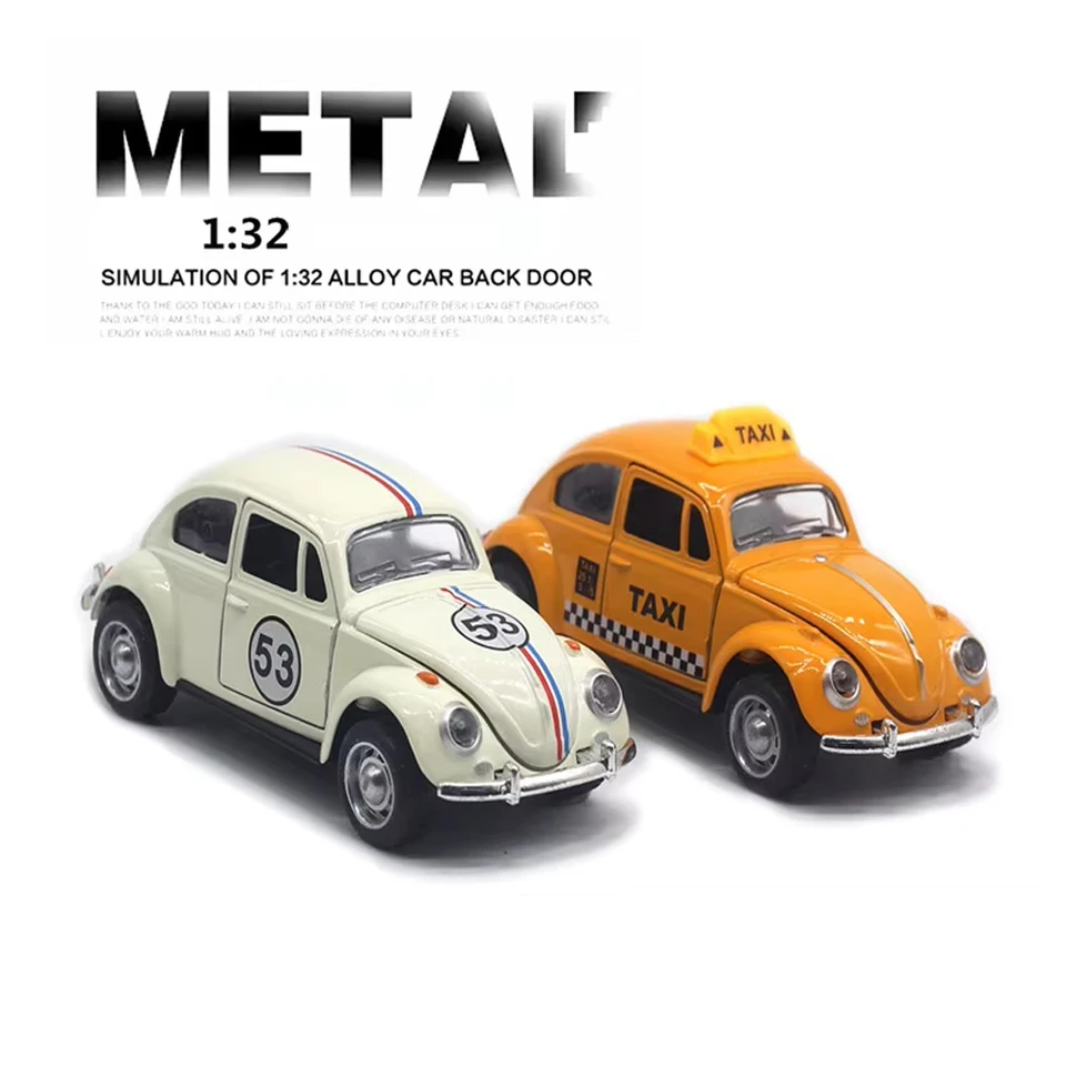 1:32 Vintage Die-Cast Racing Car Toy,High-Quality Metal