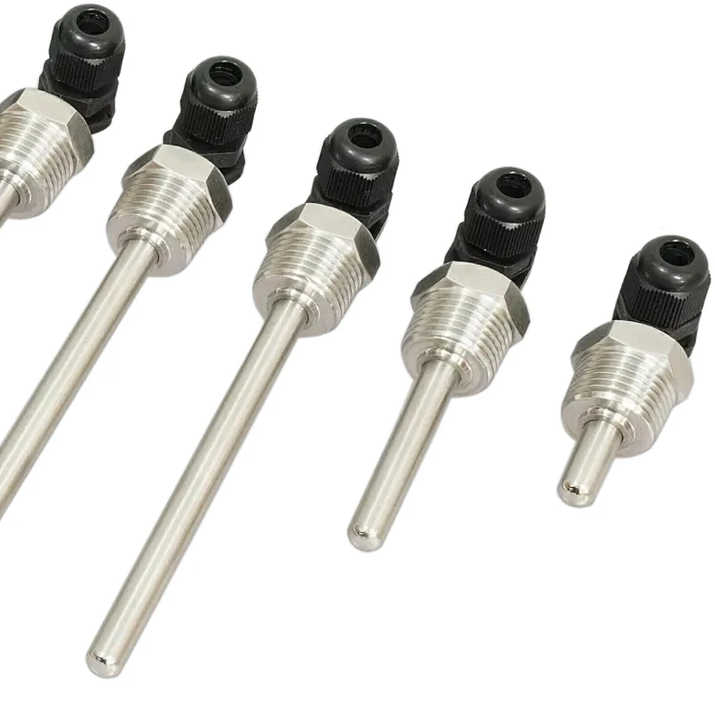 Brand New High Quality Accessories Thermowell Temperature Sensors No Bubbles 2Mpa Max Pressure 30/50/100/150/200mm