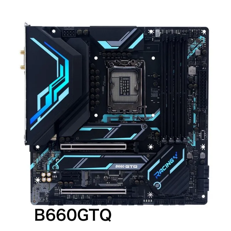 Для настольной материнской платы BIOSTAR B660GTQ, разъем AM4 LGA 1700 DDR4 B660M B660, материнская плата 100% протестирована, полностью работает, бесплатная доставка
