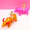 Children's electric water buffalo can walk and sing, simulating a cow. 1-3 year old baby leash toy 2