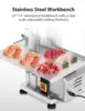 Meat Cutter Machine Electric, 750W Stainless Steel Countertop Bone Sawing Machine, Workbeach 20"" X 13"", 0.8-4.3 Inch Cutting 2