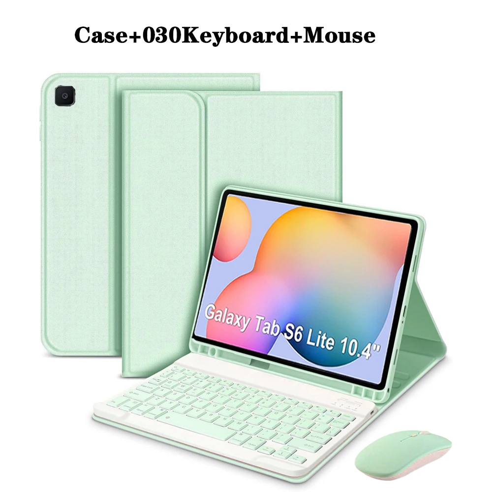 Premium Tablet Case and Keyboard Cover with Pencil Holder, 10.4-Inch