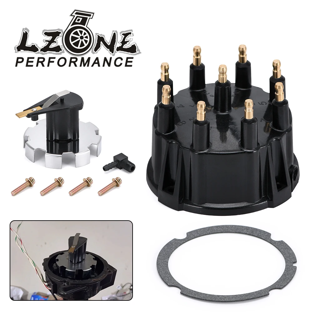 Distributor Cap Rotor Kit Tune-Up Kit For Marinized V-8 engines with Thunderbolt IV & V HEI ignitions 805759Q3 805759T3 18-5273