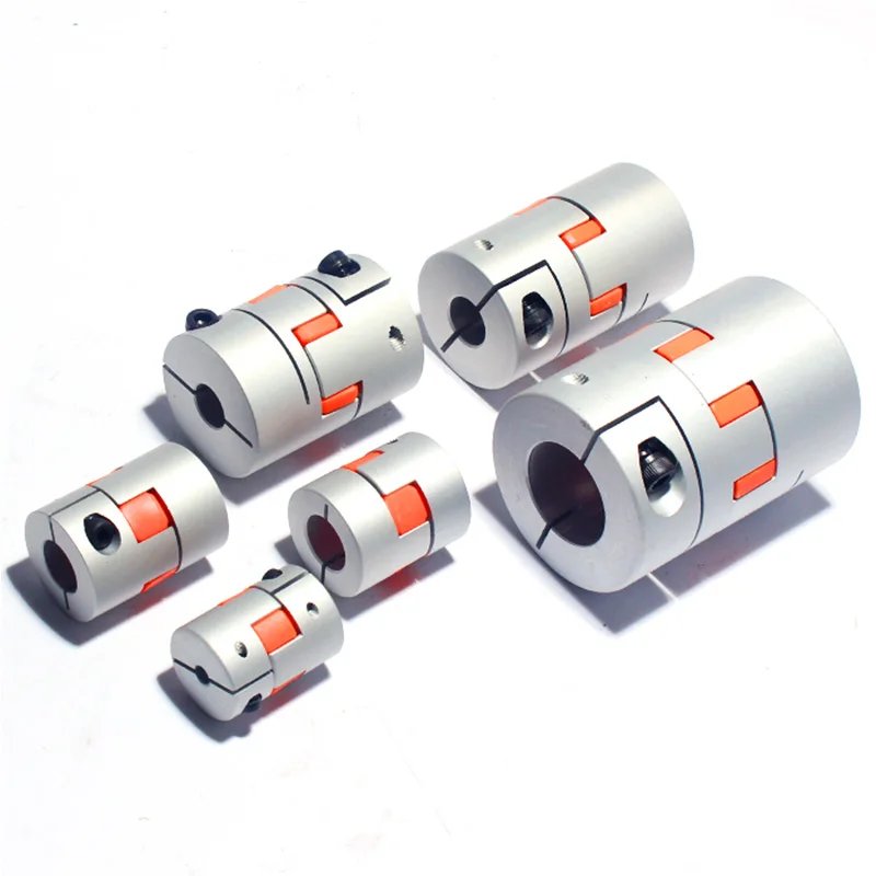 Shaft Coupler Flexible Coupling Shaft Connector Promotion D20L25 Four Jaws Aluminium Plum Coupling Encoder CNC Stepper Motor Shaft Component Spider Flexible Coupler