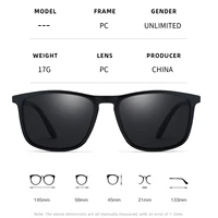 Lunettes de soleil polarisées carrées pour hommes et femmes, à la mode, pour la conduite, la pêche, marque de luxe de styliste, UV400 2