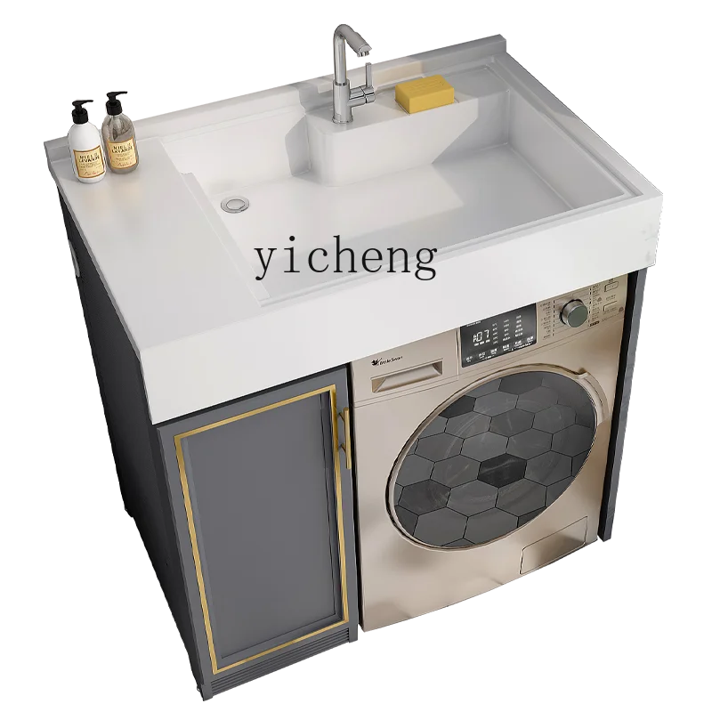 

Xl Small Apartment Wash Wardrobe Alumimum Wash Basin Cabinet Combination without Washboard