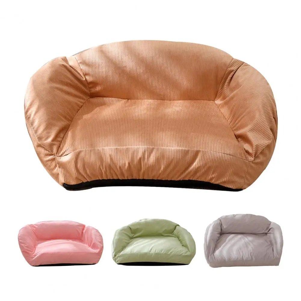 Season Pet Bed Pet Sofa Bed with Removable Washable Cover for Cats Small Dogs Seasons Couch with Anti-slip Bottom Widen