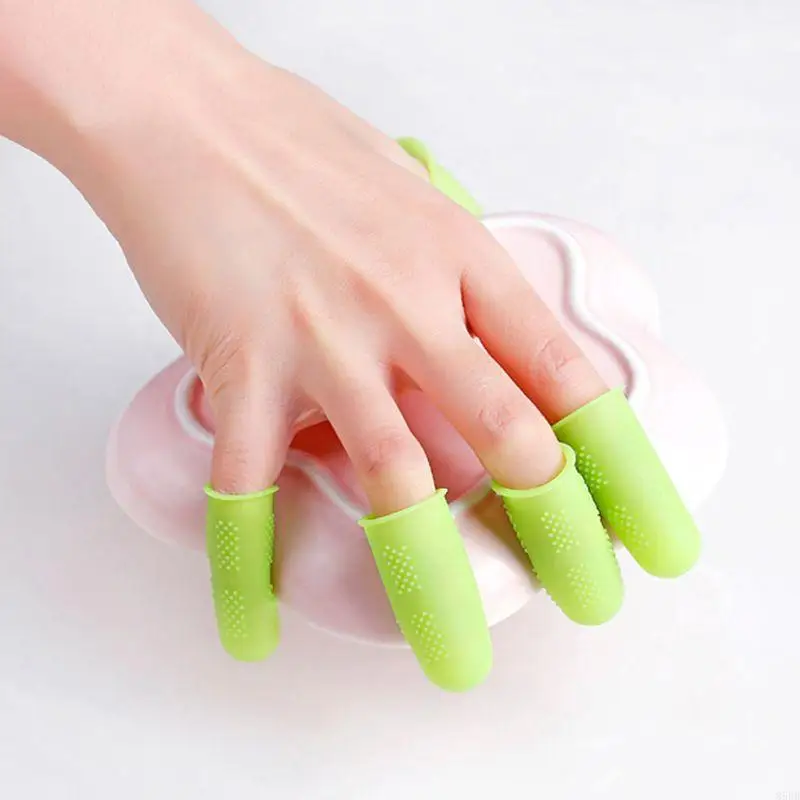 85DB Silicone Finger Protectors Covers Caps 3 Sizes for Hot Sewing Craft 5