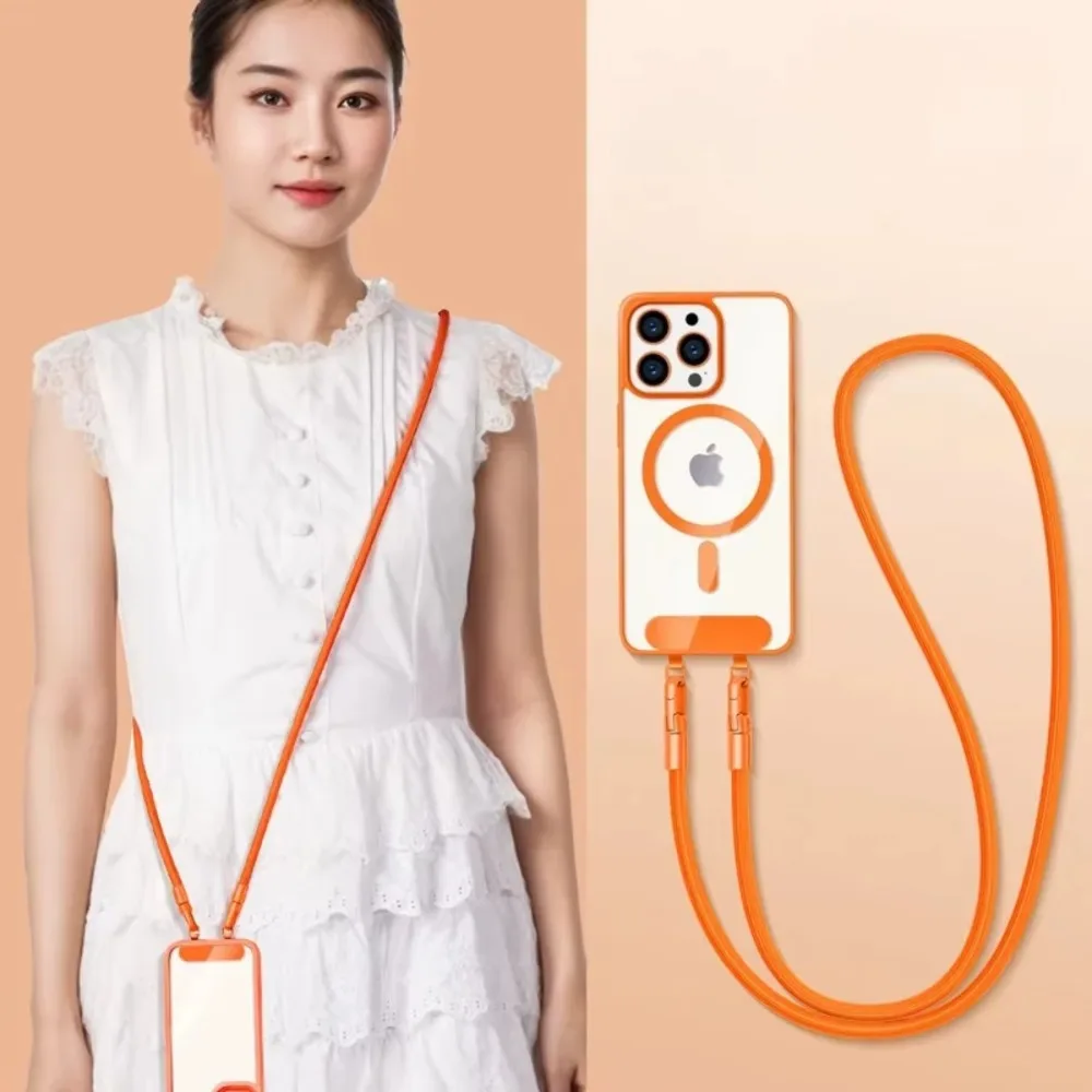 Versatile Adjustable Crossbody and Neck Lanyard with Tether Tab