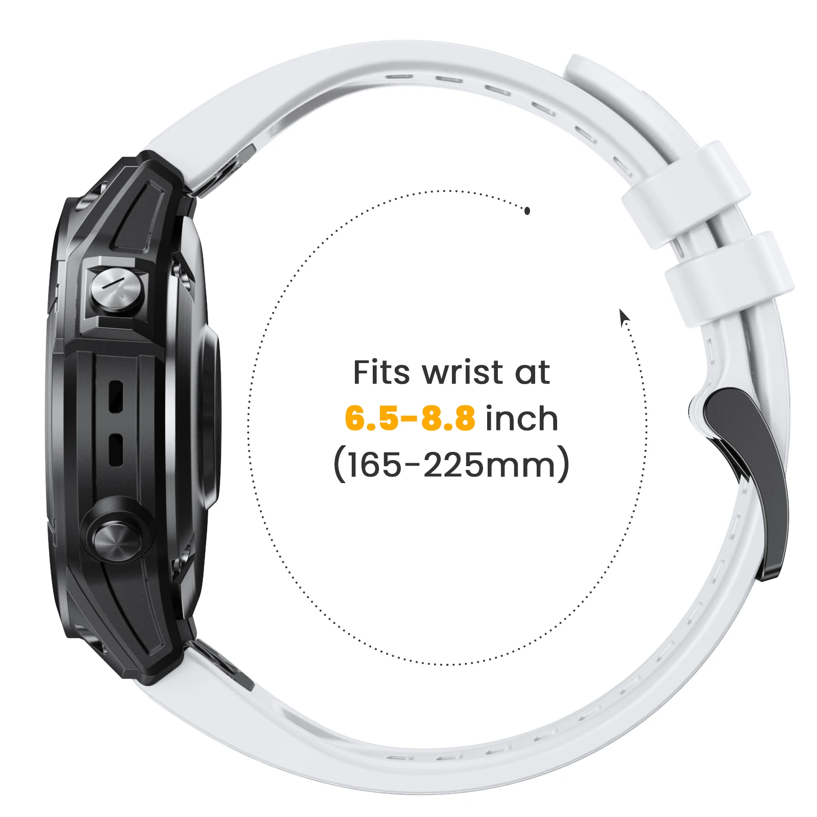 Garmin Soft Silicone Easy Fit Strap – Durable Rubber Bracelet