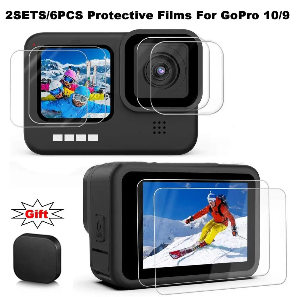Protector De Pantalla Vidrio Templado REY Para GoPro MAX: Dureza 9H, Anti-huellas, Fácil Instalación
