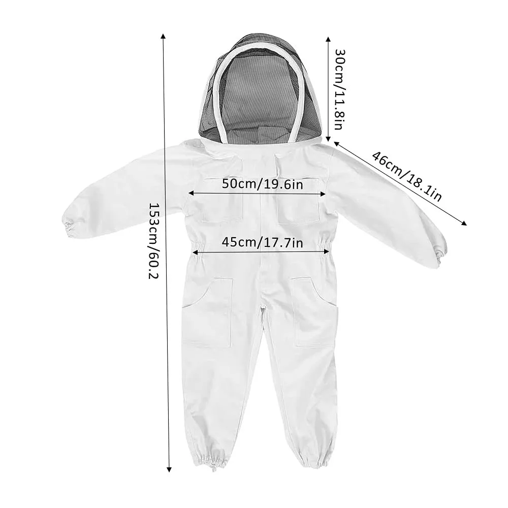Comforme Ventilated Child Beekeeping Clothing Suit Yellow Cotton Children's Jacket Apiculture Equipement Gloves